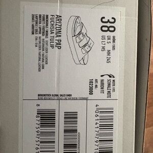 Birkenstock Arizona Pap Sandals in Fuchsia Tulip